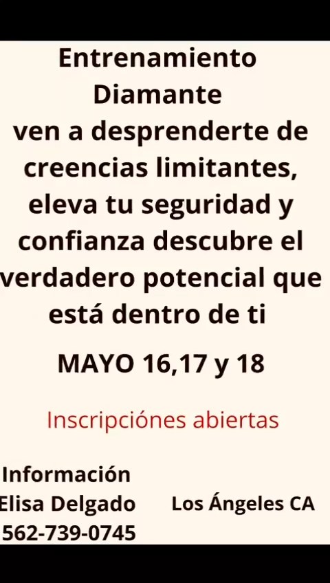 Entrenamiento Diamante